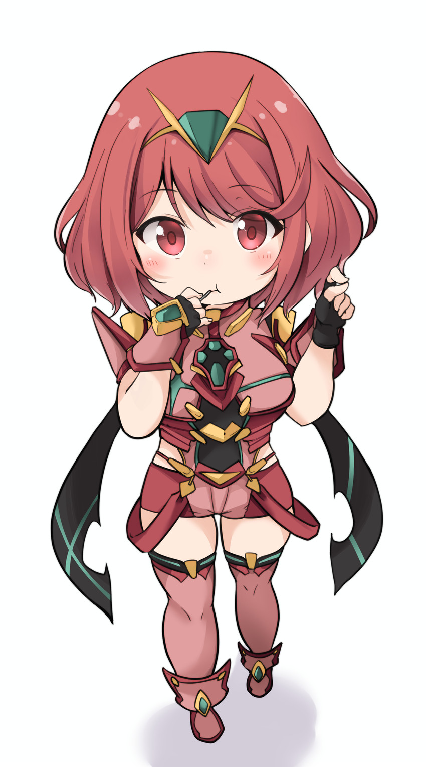 pyra (xenoblade chronicles and 1 more) drawn by kurokaze_no_sora
