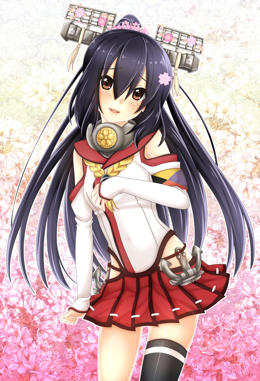 nakano azusa, yamato, and taketatsu ayana (kantai collection and 1 more) drawn by baretto_(firearms_1)