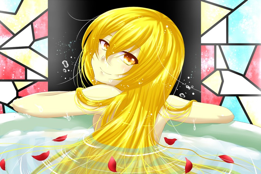 oshino shinobu (monogatari and 1 more) drawn by hoya3taisa