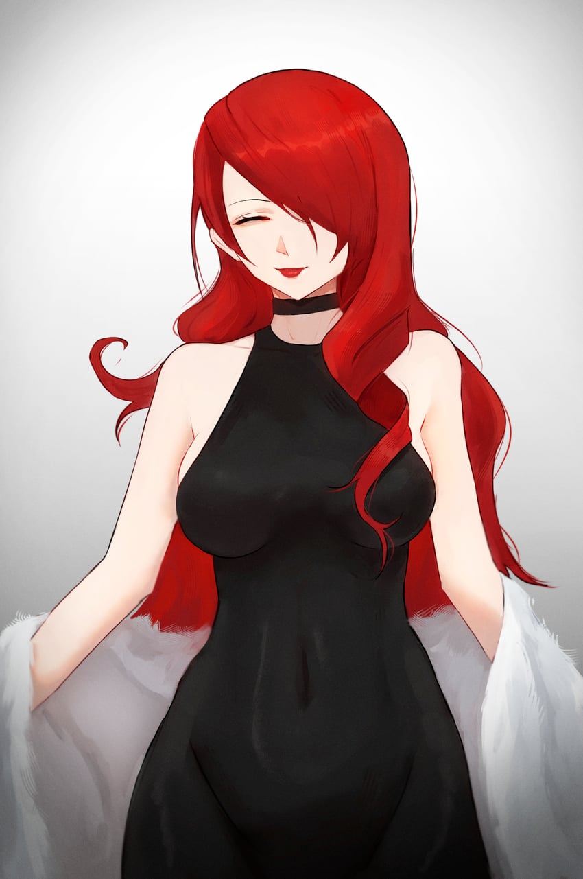 kirijou mitsuru (persona and 1 more) drawn by n7grey