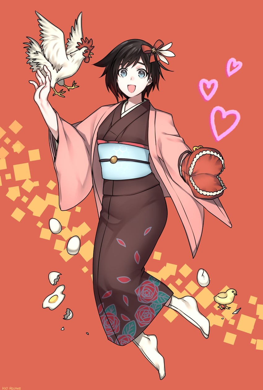ruby rose (rwby and 1 more) drawn by kio_rojine