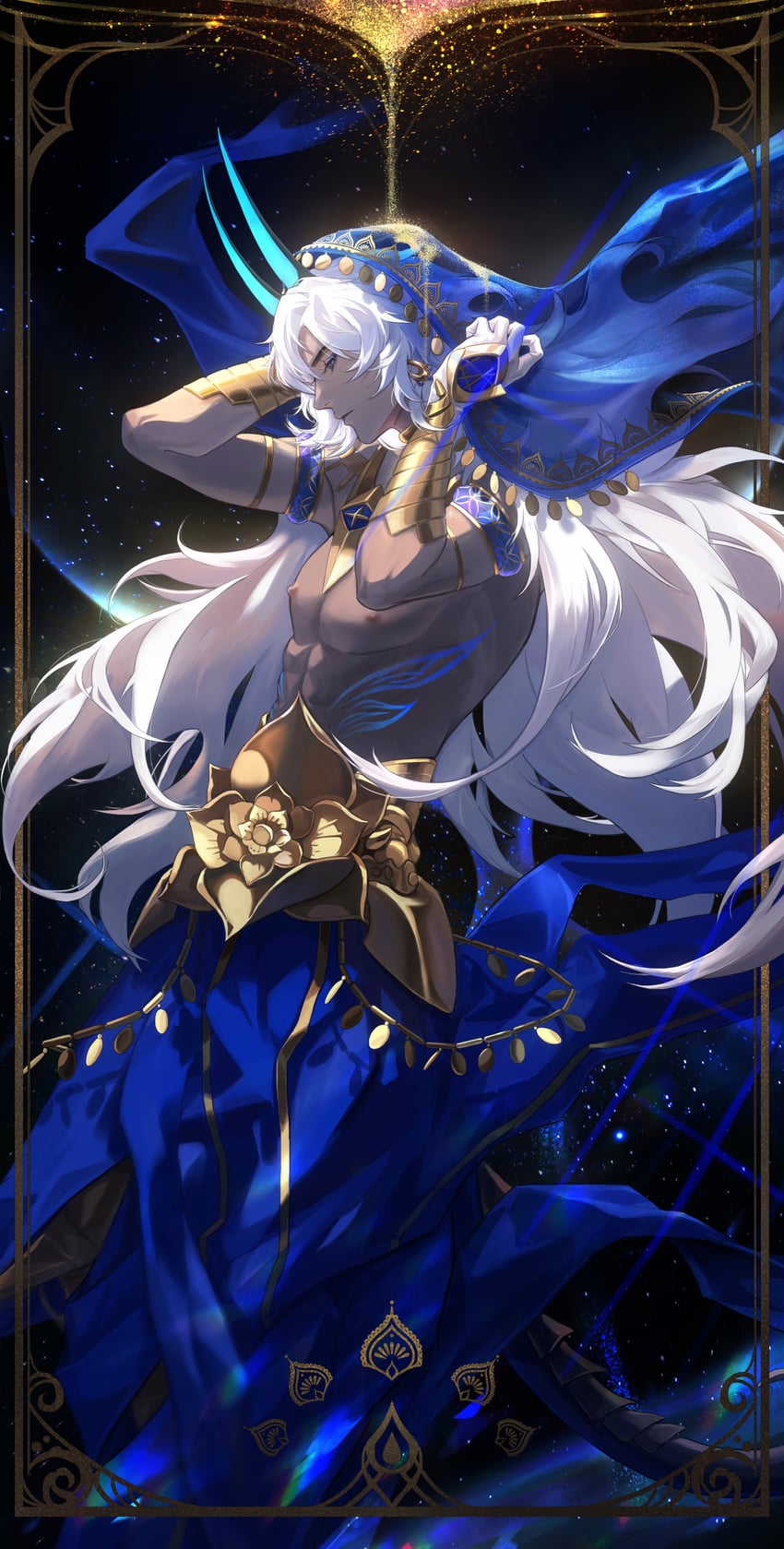 arjuna and arjuna alter (fate and 1 more) drawn by qingyuan