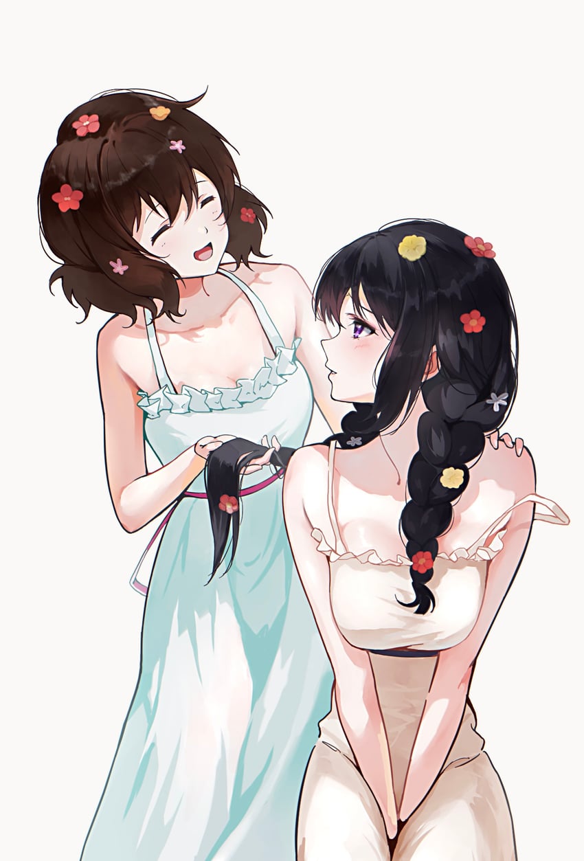 oumae kumiko and kousaka reina (hibike! euphonium) drawn by lie_lack1080
