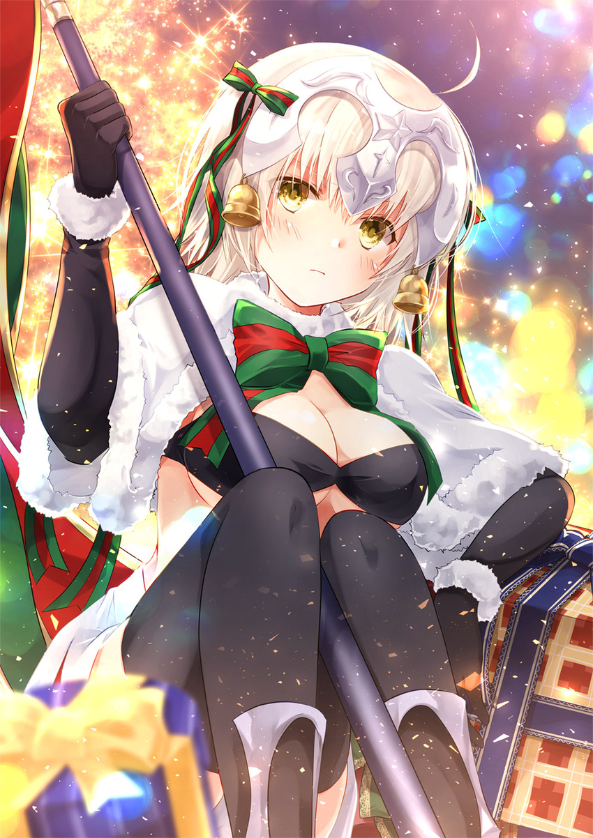 jeanne d'arc alter santa lily (fate and 1 more) drawn by iroha_(shiki)