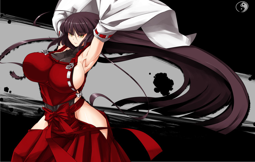 sendai hakurei no miko (original and 2 more) drawn by rekise
