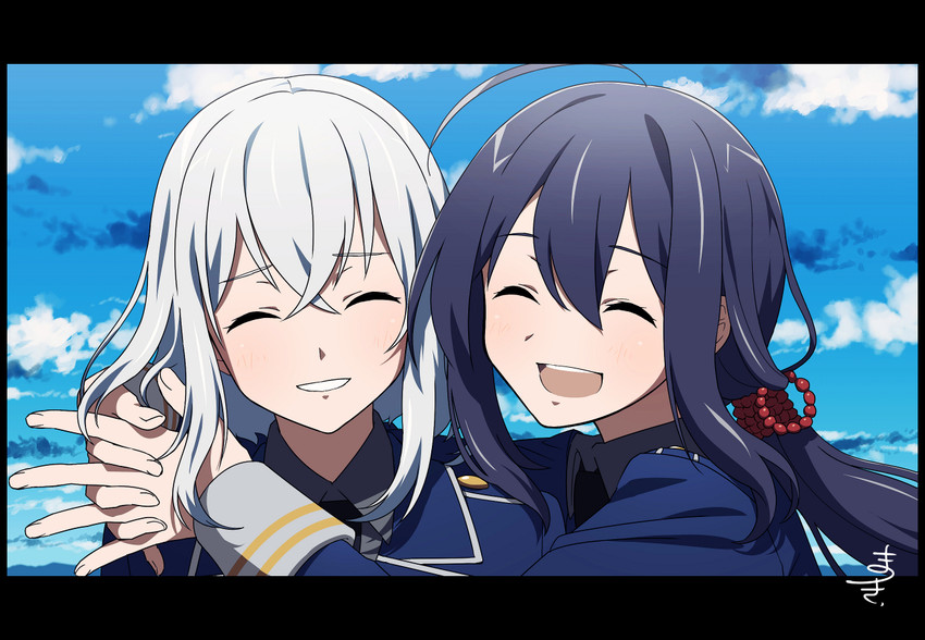 namazuo toushirou and honebami toushirou (touken ranbu) drawn by matsuki_(mikipingpong)