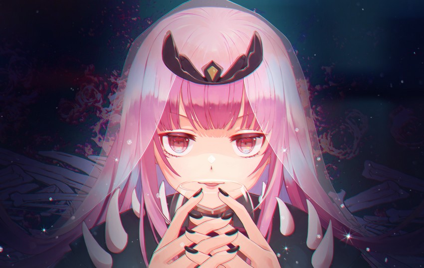 mori calliope (hololive and 1 more) drawn by chami_(charming621)