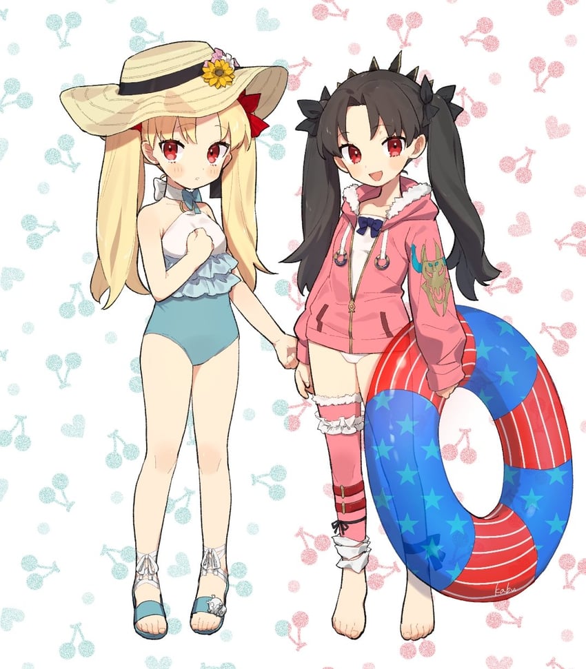 ereshkigal, ishtar, and space ereshkigal (fate and 1 more) drawn by kabutomushi_s