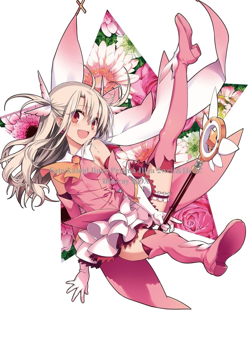 illyasviel von einzbern, prisma illya, and magical ruby (fate and 1 more) drawn by hiroyama_hiroshi