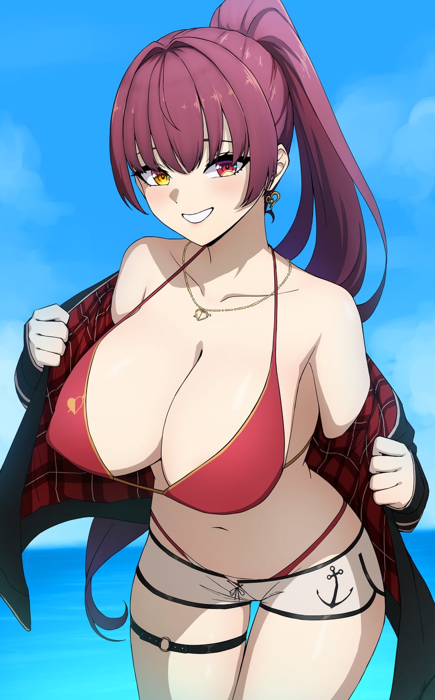 houshou marine (hololive) drawn by daydarion