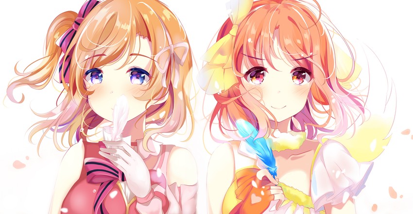 kosaka honoka and takami chika (love live! and 4 more) drawn by depe