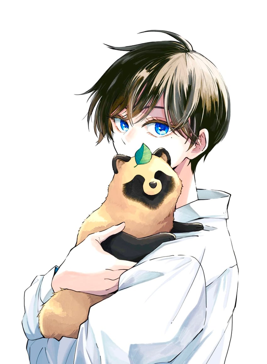 tanuki and fuji (ame to kimi to) drawn by nikaidou_kou