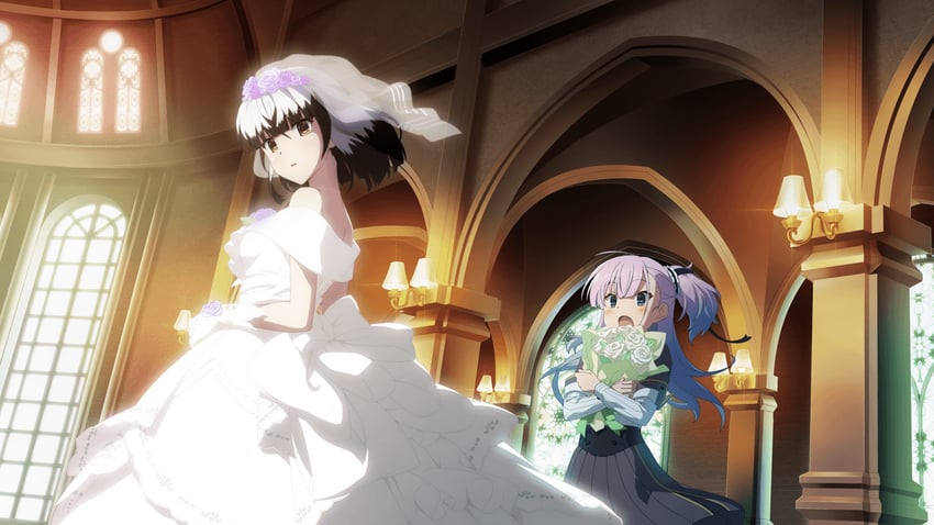satsuki yomi and tsubakuro yume (toji no miko and 1 more)