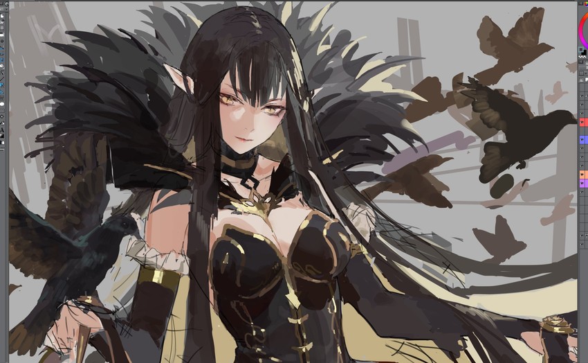 semiramis (fate and 1 more) drawn by luin_y
