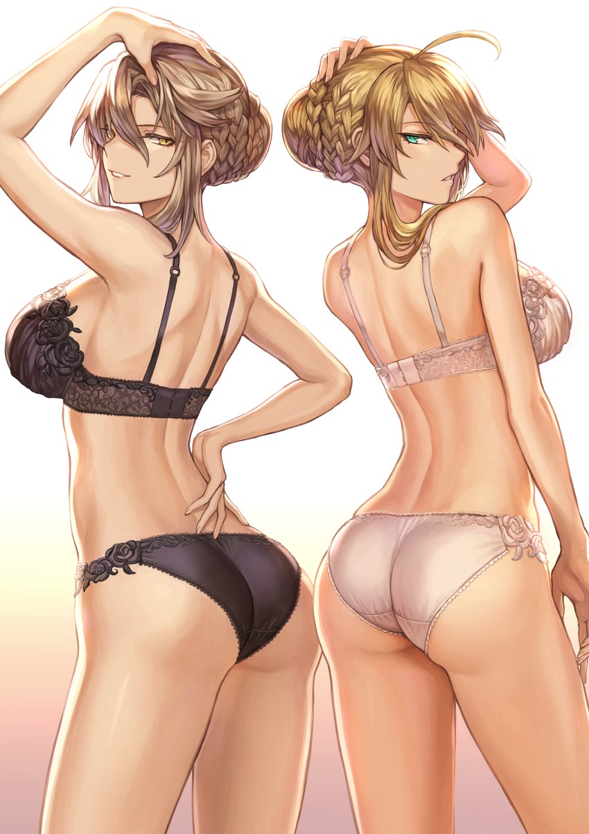 artoria pendragon (fate and 1 more) drawn by mashutarou_(neko_no_oyashiro)