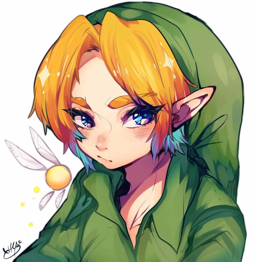 link, young link, and tatl (the legend of zelda and 1 more) drawn by repikinoko