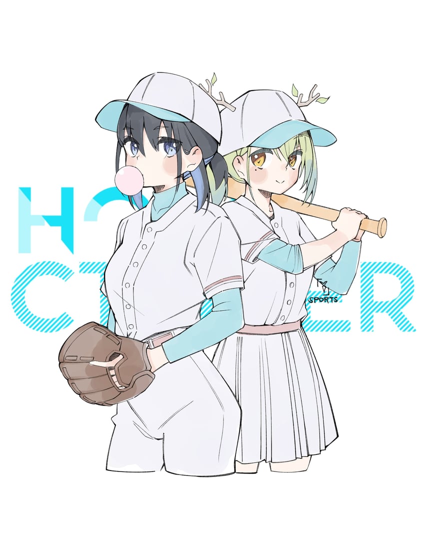 ouro kronii and ceres fauna (hololive and 1 more) drawn by mpmrpjb