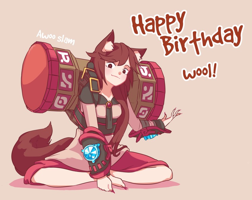 imaizumi kagerou and earthshaker (touhou and 3 more) drawn by yoruny