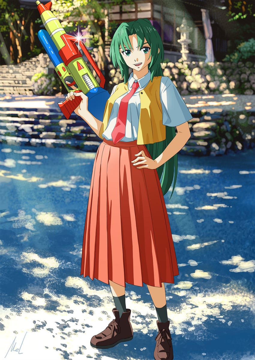 sonozaki mion (higurashi no naku koro ni) drawn by mac_naut