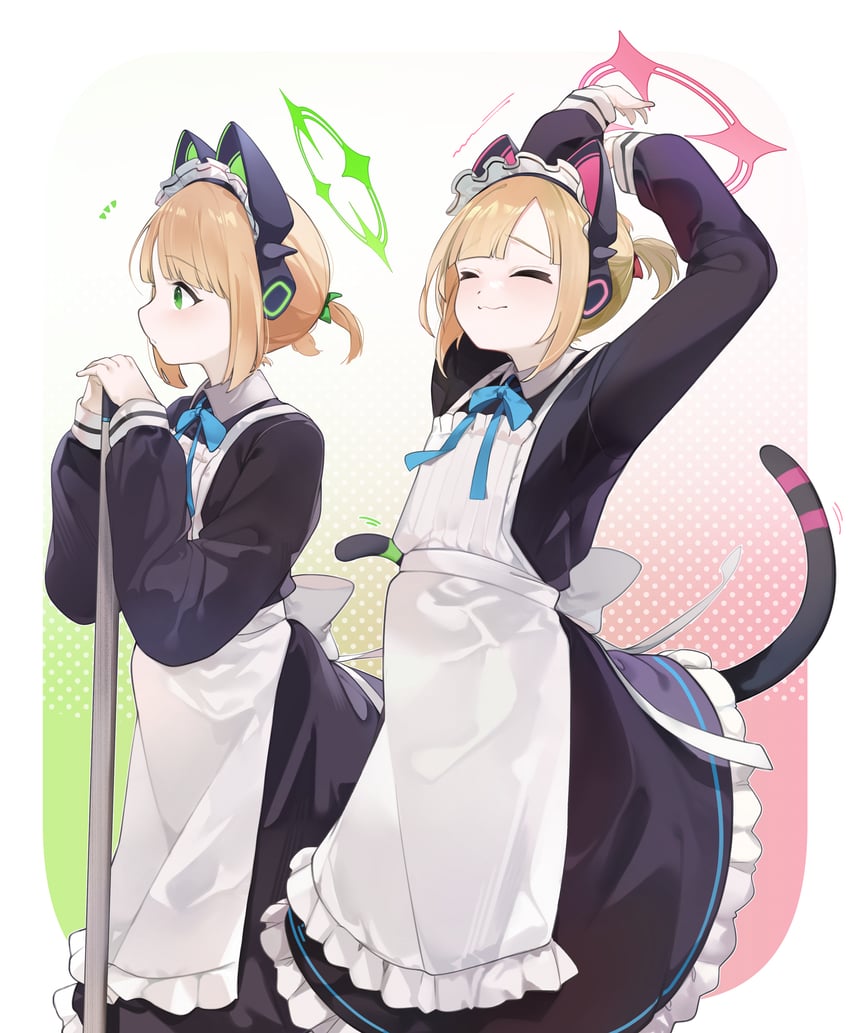 momoi and midori (blue archive) drawn by mimizuku_(mmiganaru)