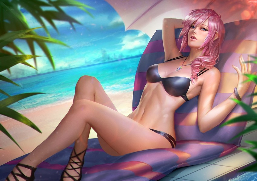 lightning farron (final fantasy and 1 more) drawn by neoartcore