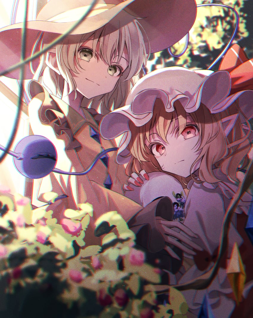 flandre scarlet and komeiji koishi (touhou) drawn by gagaku_kawa_rei