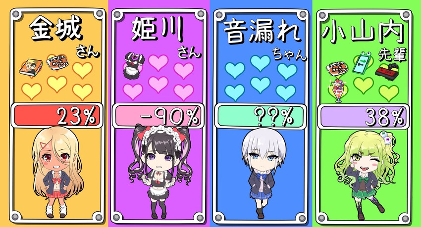 osanai, kinjyou, otomore, and himekawa (original and 2 more) drawn by shashaki