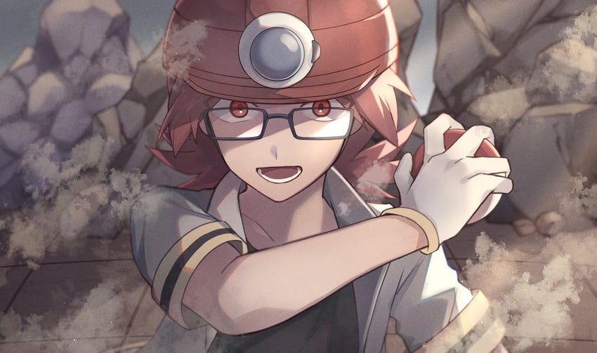 roark (pokemon and 1 more) drawn by sioinari_03