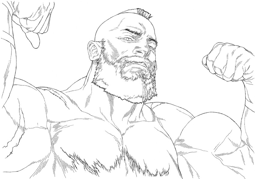 zangief (street fighter) drawn by yoshihara_motoki