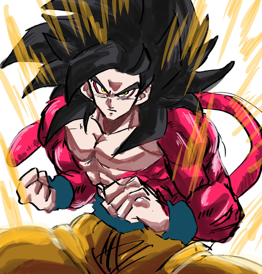 son goku (dragon ball and 1 more) drawn by 9302w_(user_wjpg8475)