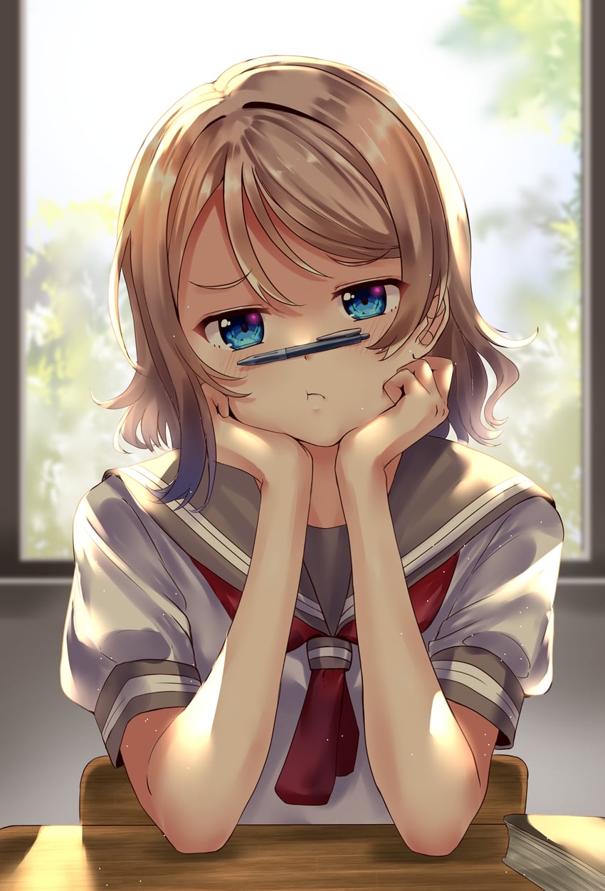 watanabe you (love live! and 1 more) drawn by kuntze