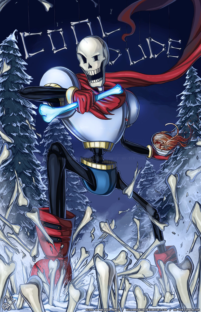 papyrus (undertale) drawn by hellknight10