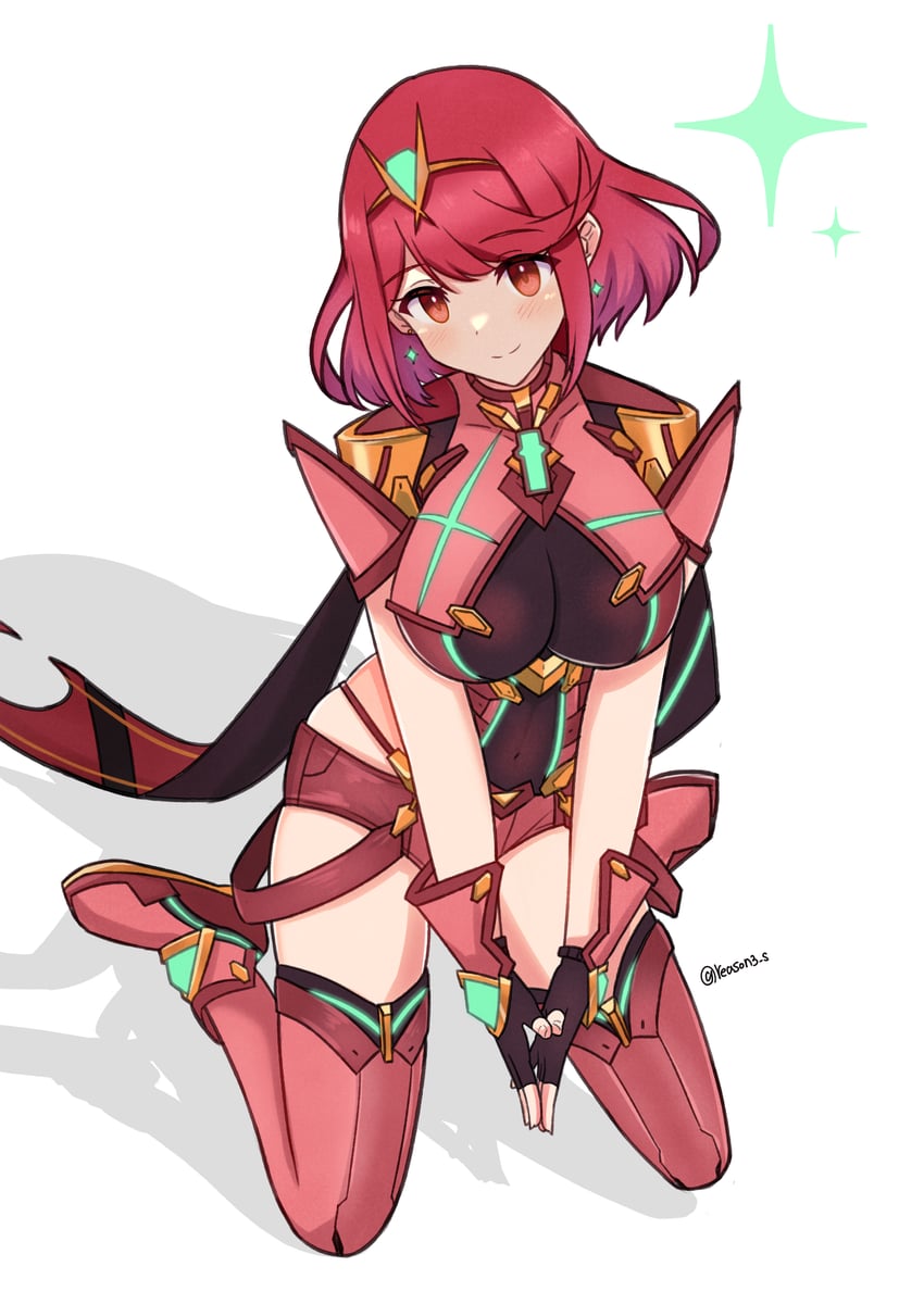 pyra (xenoblade chronicles and 1 more) drawn by reason3_s