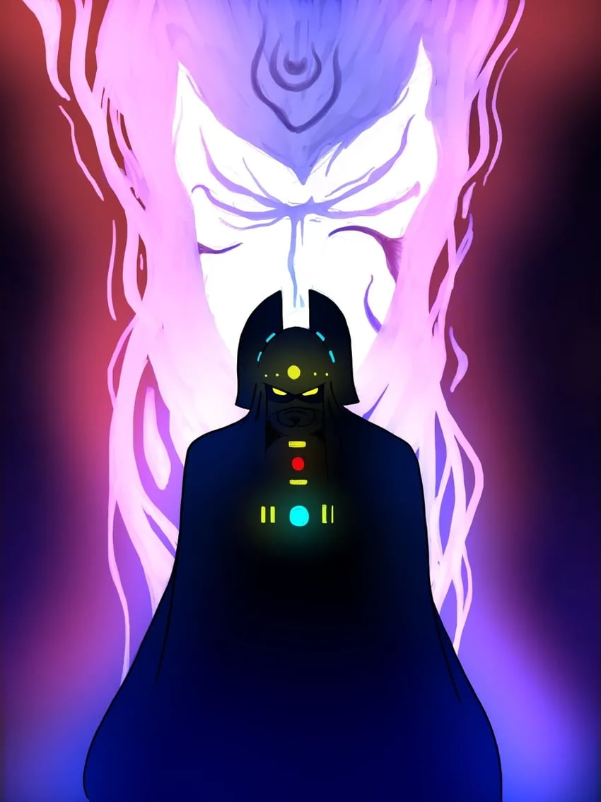 la andromeda promethium and faust the black knight (ginga tetsudou 999) drawn by riviera_2025