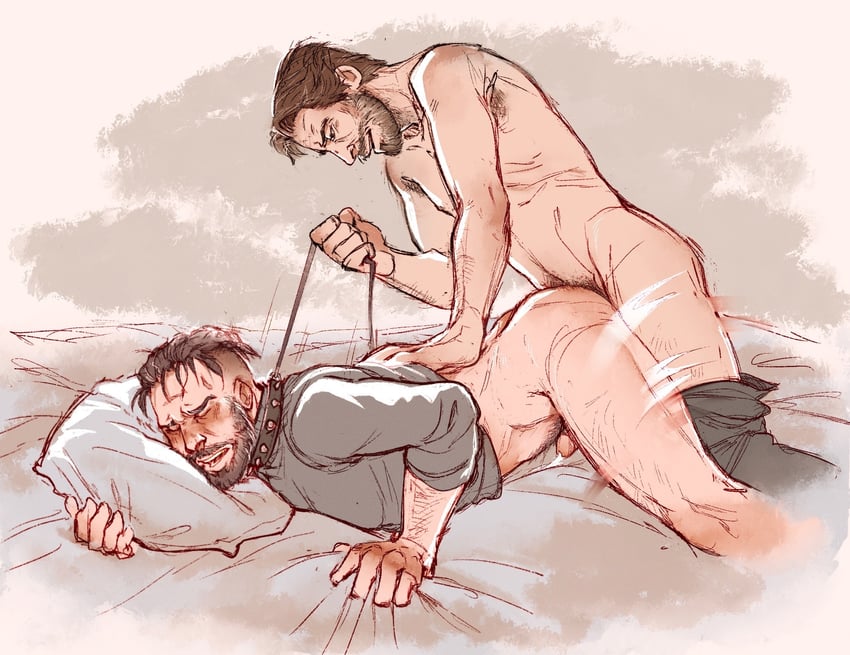 p-3 and dmitry sechenov (atomic heart) drawn by williamsbowtie_(quiritum)