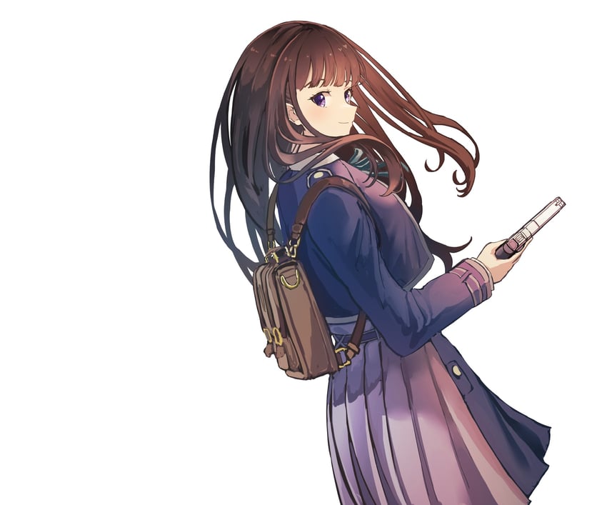 inoue takina (lycoris recoil) drawn by aoi_hane