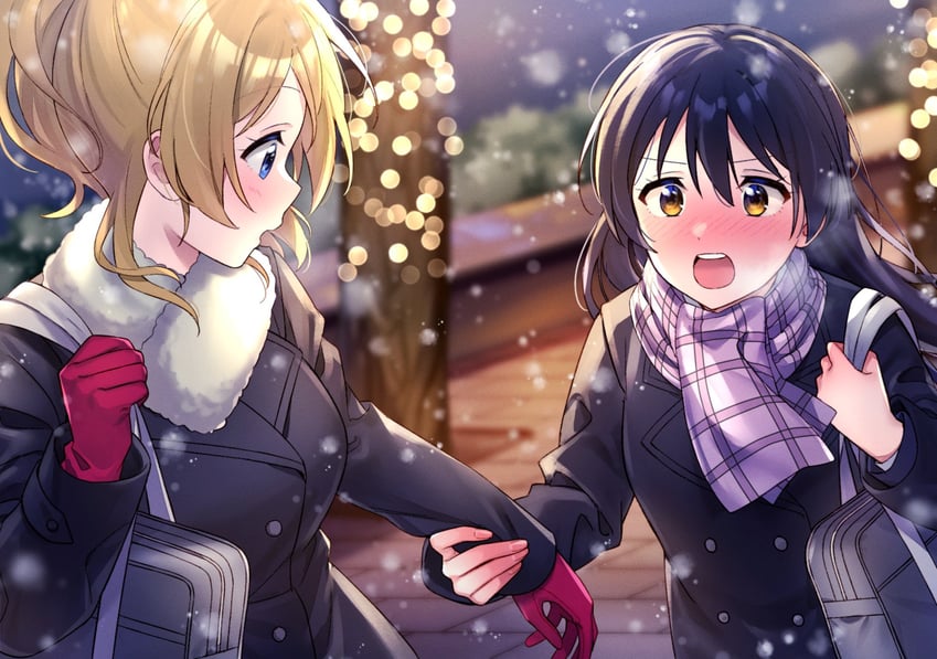 sonoda umi and ayase eli (love live! and 1 more) drawn by nanatsu_no_umi