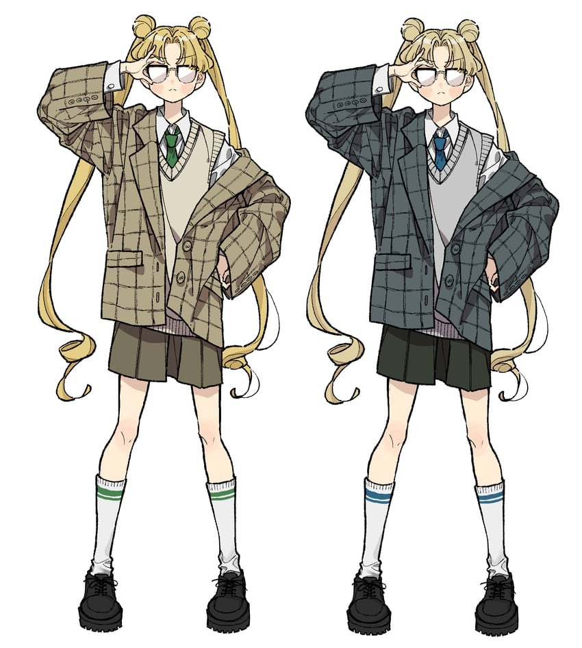 tsukino usagi (bishoujo senshi sailor moon) drawn by neginoaoitokoro