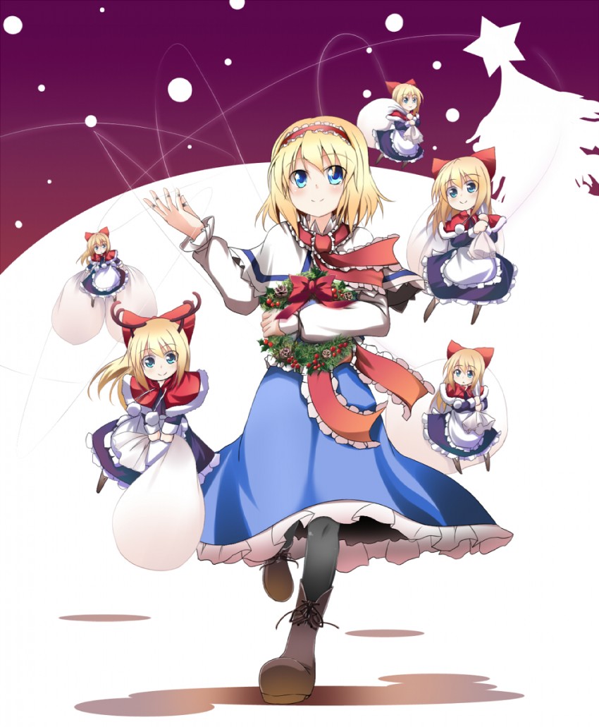 alice margatroid and shanghai doll (touhou) drawn by makino_(ukiuo)