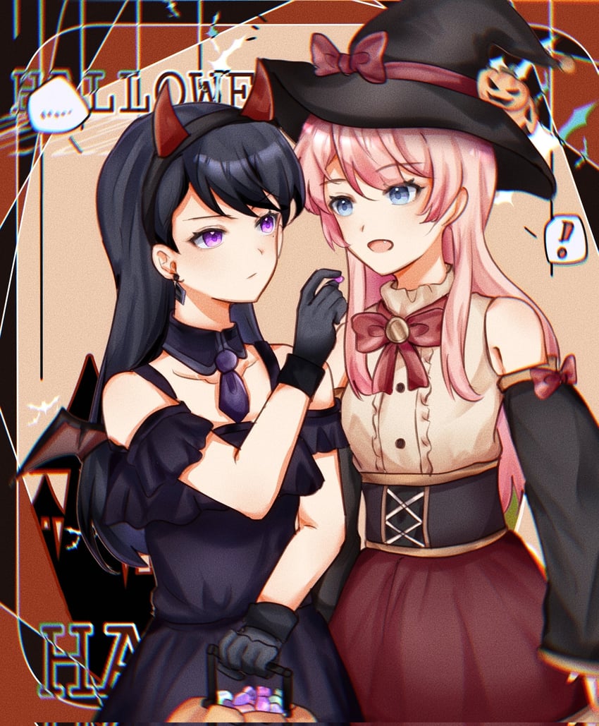 chihaya anon and shiina taki (bang dream! and 1 more) drawn by hmxyymyyc