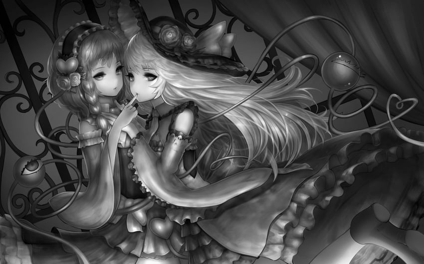 komeiji koishi and komeiji satori (touhou) drawn by gougashakobo