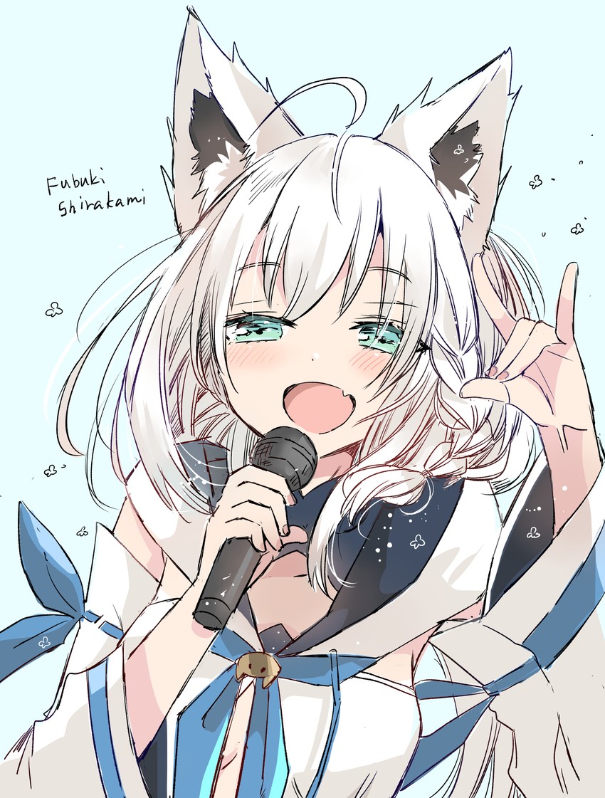 shirakami fubuki (hololive) drawn by mito_(go!go!king!)