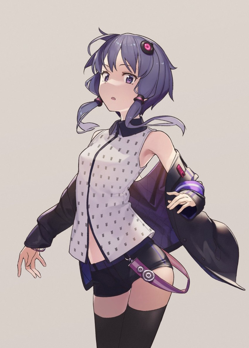 yuzuki yukari (vocaloid and 2 more) drawn by kuz