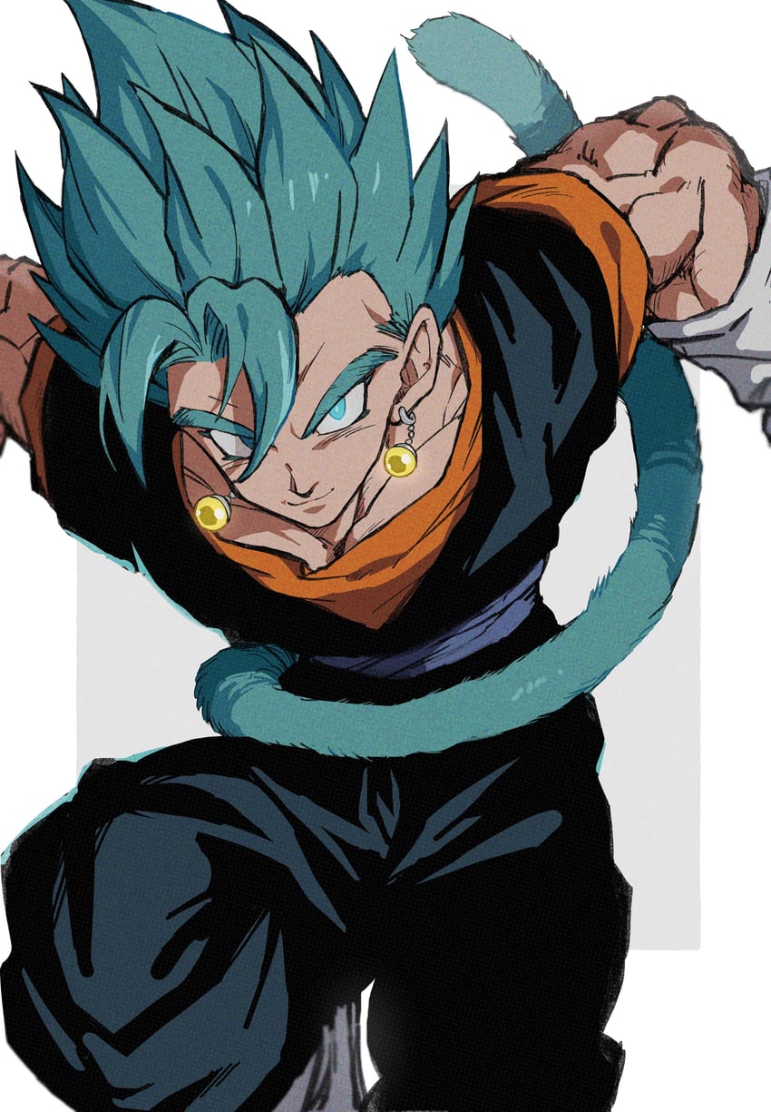 vegetto (dragon ball and 1 more) drawn by relio_db318