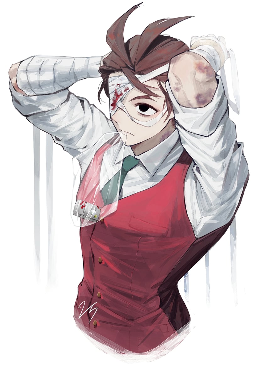 apollo justice (ace attorney and 1 more) drawn by gkt_eo
