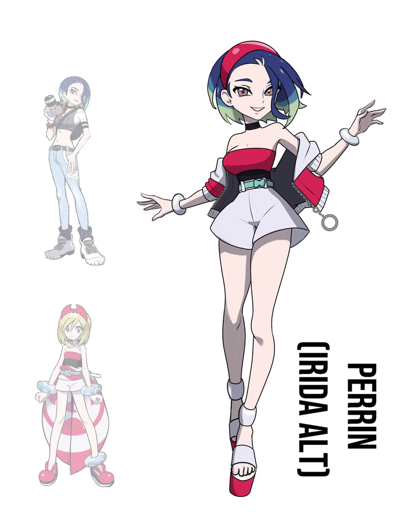 irida and perrin (pokemon and 2 more) drawn by rhymewithray