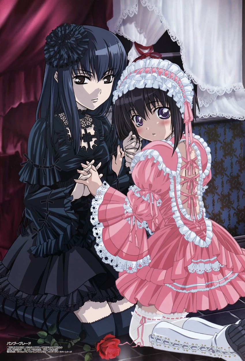 kawazoe tamaki and suzuki rin (megami magazine and 1 more) drawn by watanabe_atsuko