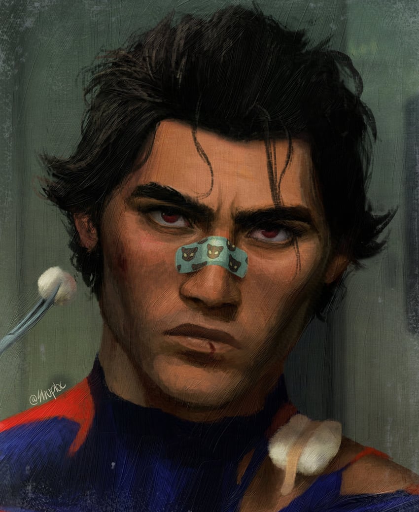 Miguel o hara marvel and 2 more drawn by shuploc danbooru