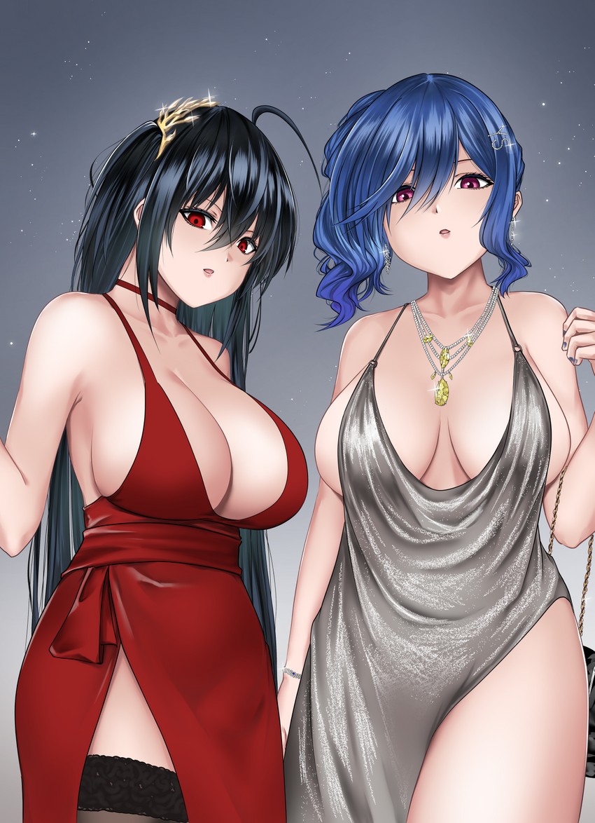 taihou and st. louis (azur lane) drawn by haru_(hr_works)