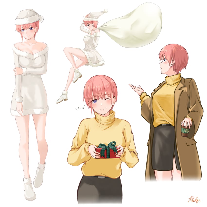 nakano ichika (go-toubun no hanayome and 1 more) drawn by ricky_(haye4843)